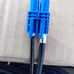 Dual Fakra C Code Blue Male Single Ended Cable RG58LL 1557 10' Fleet