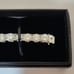 5mm Certified Moissanite Diamond Tennis Bracelet Silver Plated 18k Gold - 18cm