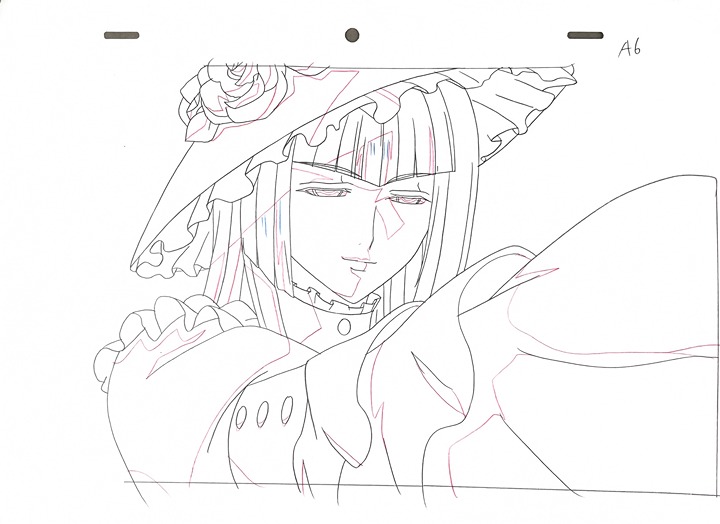 Umineko When They Cry Episode 14 Virgilia Douga Genga Production Sketch Cel A6