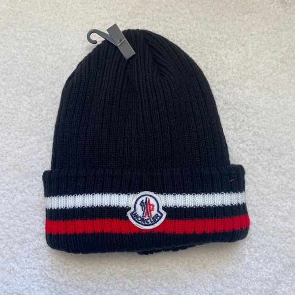 Black Moncler Unisex Hat