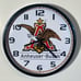 Anheuser-Busch brewing logo battery operated wall clock