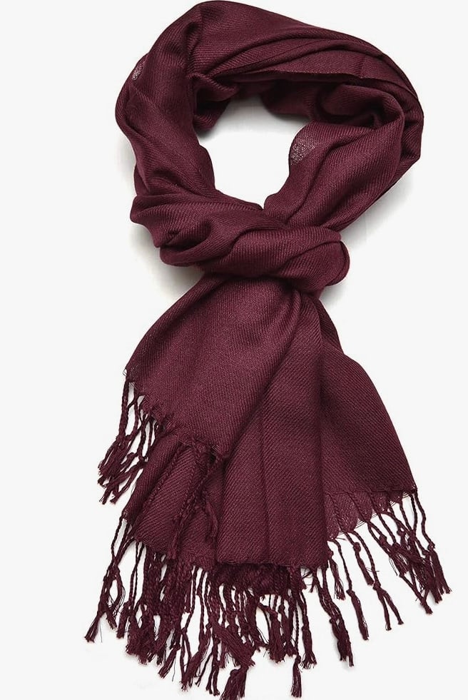 Burgundy Pashmina Scarf