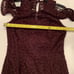 NEW White House Black Market Dress Size 6 Mahogany Red Lace Sleeveless Lined