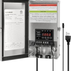 SURAIELEC 300 Watt Low Voltage Landscape Transformer, Indoor Outdoor Light Trans