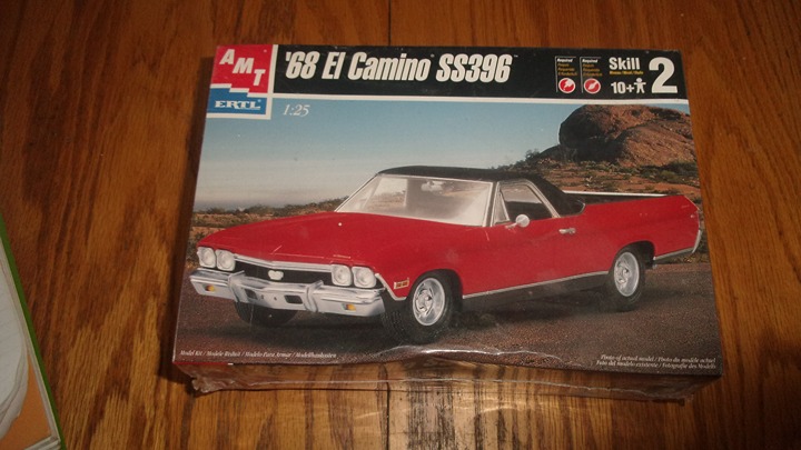 AMT Ertl model kit 68 El Camino SS396 factory sealed