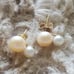 14k gold Pearl earrings