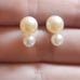 14k gold Pearl earrings
