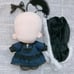 Outfit for 20cm Plush Doll, Doll Clothes, Maid, Cloak