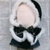 Outfit for 20cm Plush Doll, Doll Clothes, Maid, Cloak