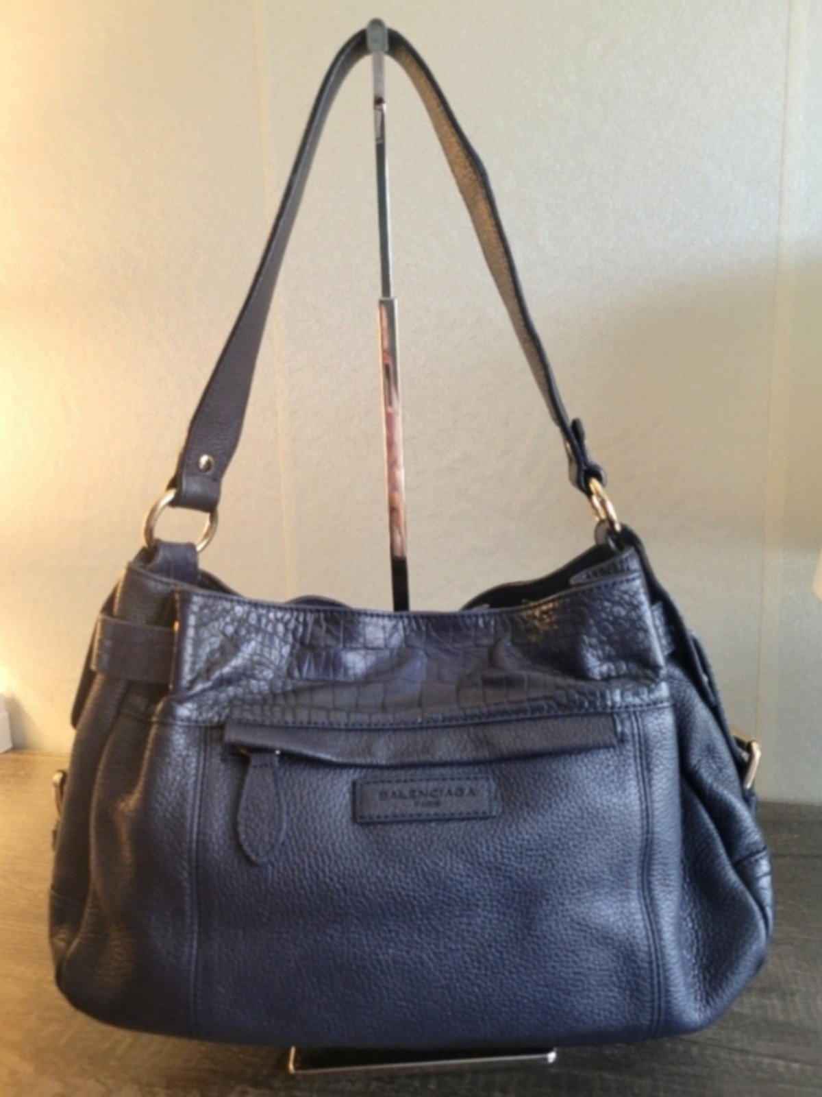 Balenciaga leather shoulder bag