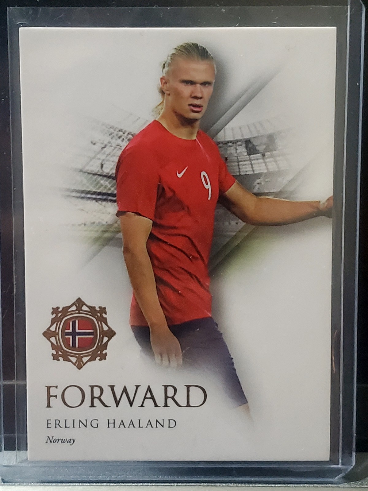 Erling Haaland Futera Unique Rare Image variation card Man City, Norway
