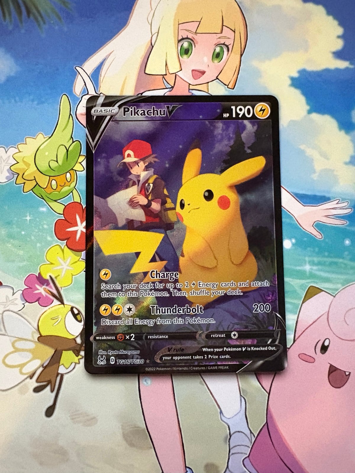 Pokémon TCG Pikachu V - SWSH11: Lost Origin Trainer Gallery