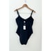 Andie Swim the Amalfi Eco Nylon One Piece in Black L NWT