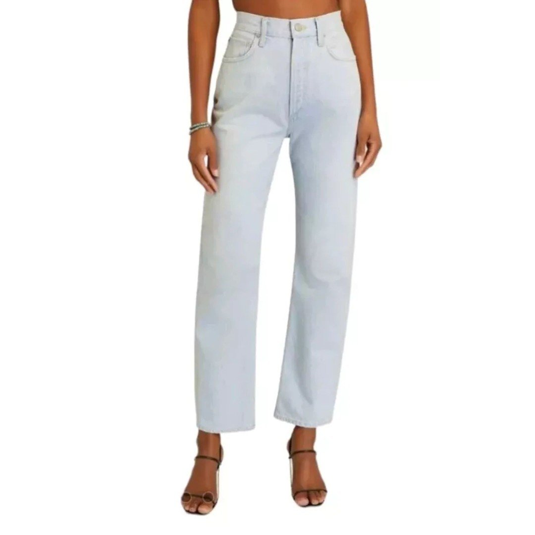 AGOLDE 90s Pinch Waist Denim Haze Light Wash 24