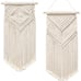 2x Small Boho Macrame Wall Hangings c717