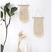 2x Small Boho Macrame Wall Hangings c717
