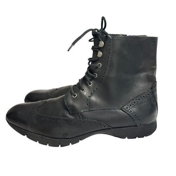 Hush Puppies Men’s Size 13 M H103421 Brogue Oxford Vibram Boots Leather Five
