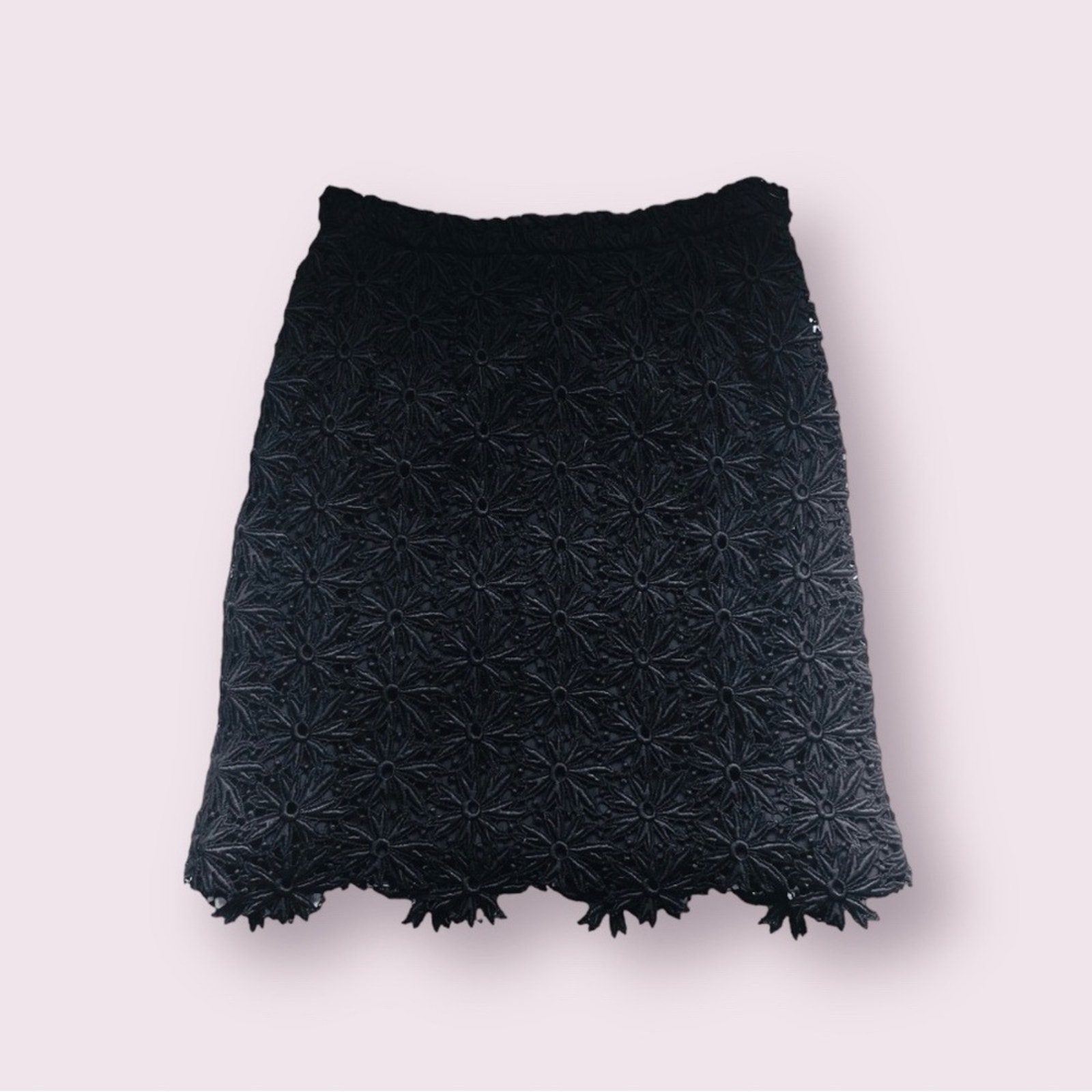 Valentino Oliver Floral Black Skirt | Size S