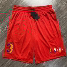 Nike Air Jordan DNA Red Mesh Basketball Shorts Mens Size L AV0114-656 NEW