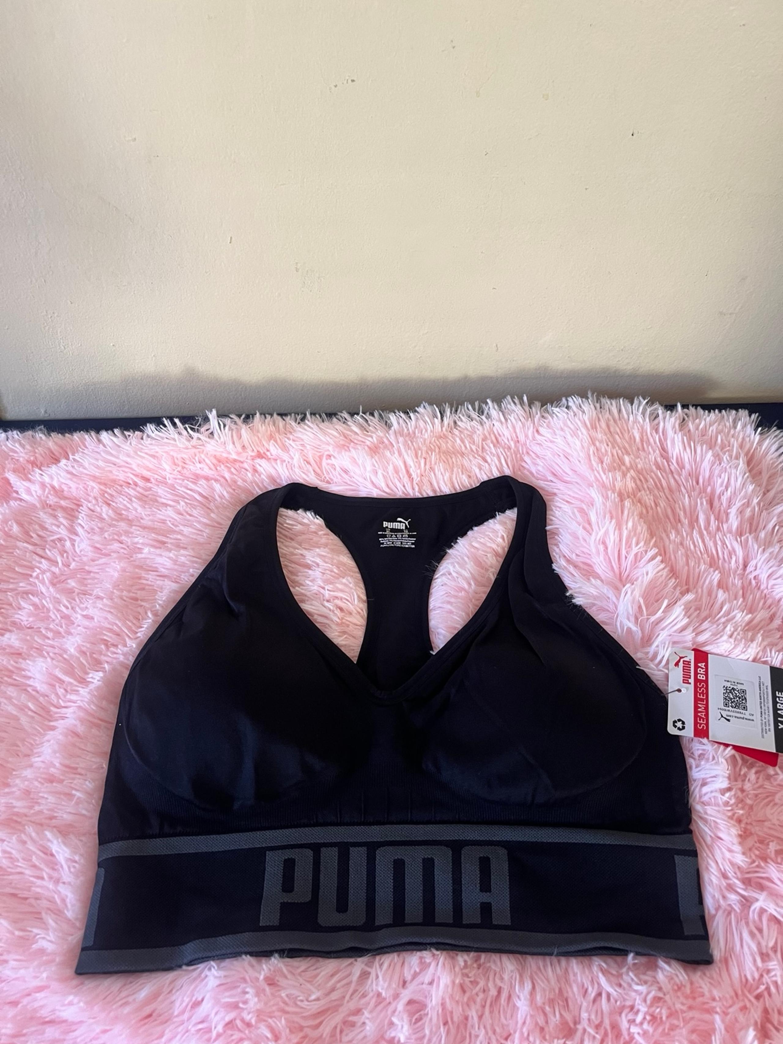 New, PUMA women’s seamless sports bra.  Size XL