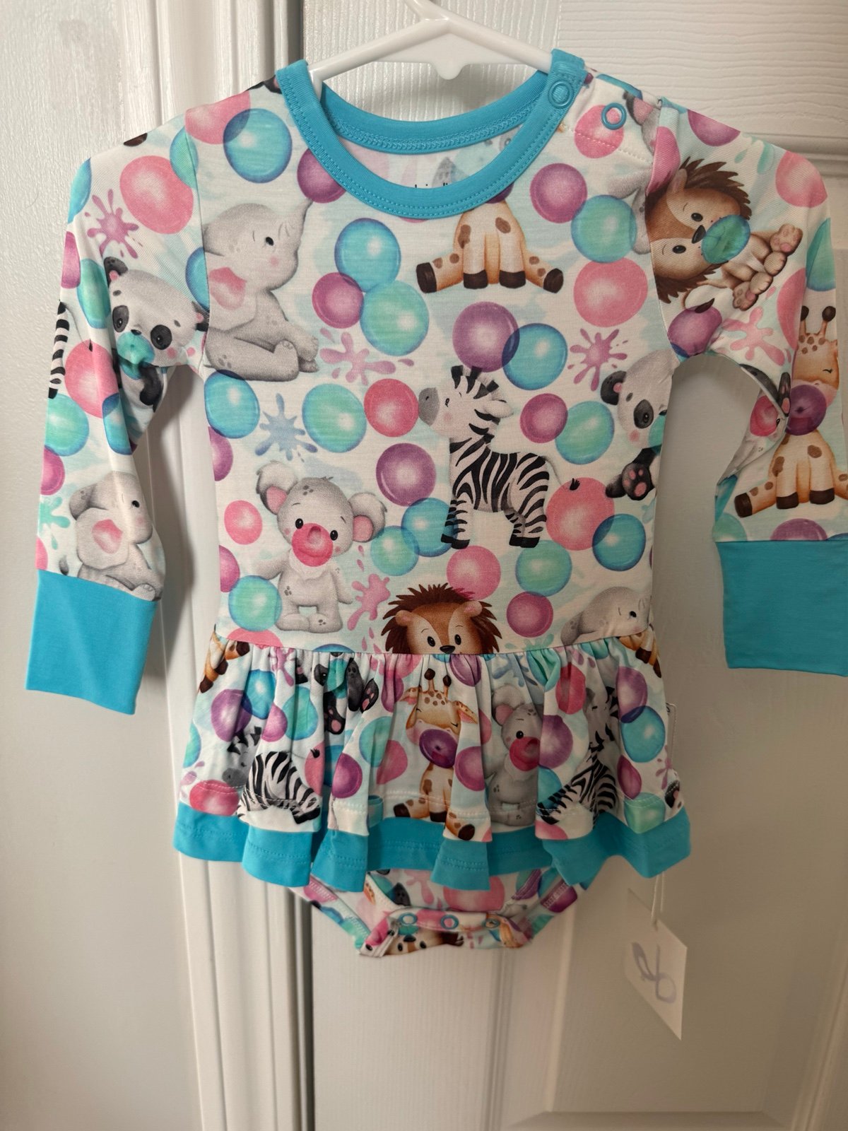Birdie Bean Zuri Bodysuit Twirl 6-12 NWT