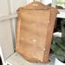 Vintage House Of LLoyd Solid Oak Wood Wall Hanging Mirror Shelf Candle Holders