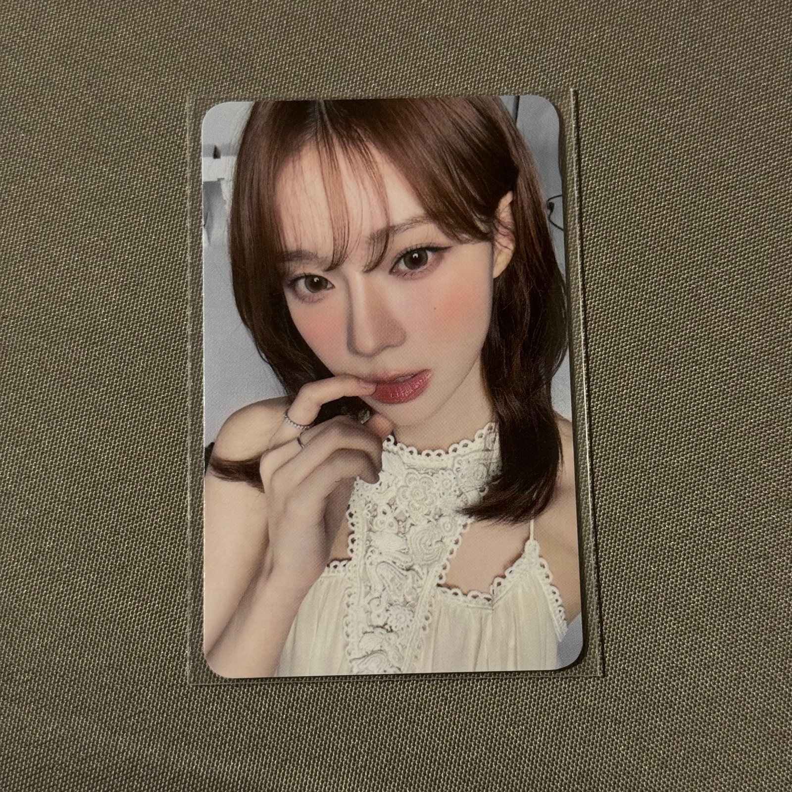 aespa japan potd exhibition winter trading card photocard