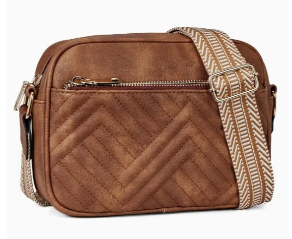 #1777 [Quilted Messenger Bag] Lightweight Quilted Women's Fashion Messenger Bag