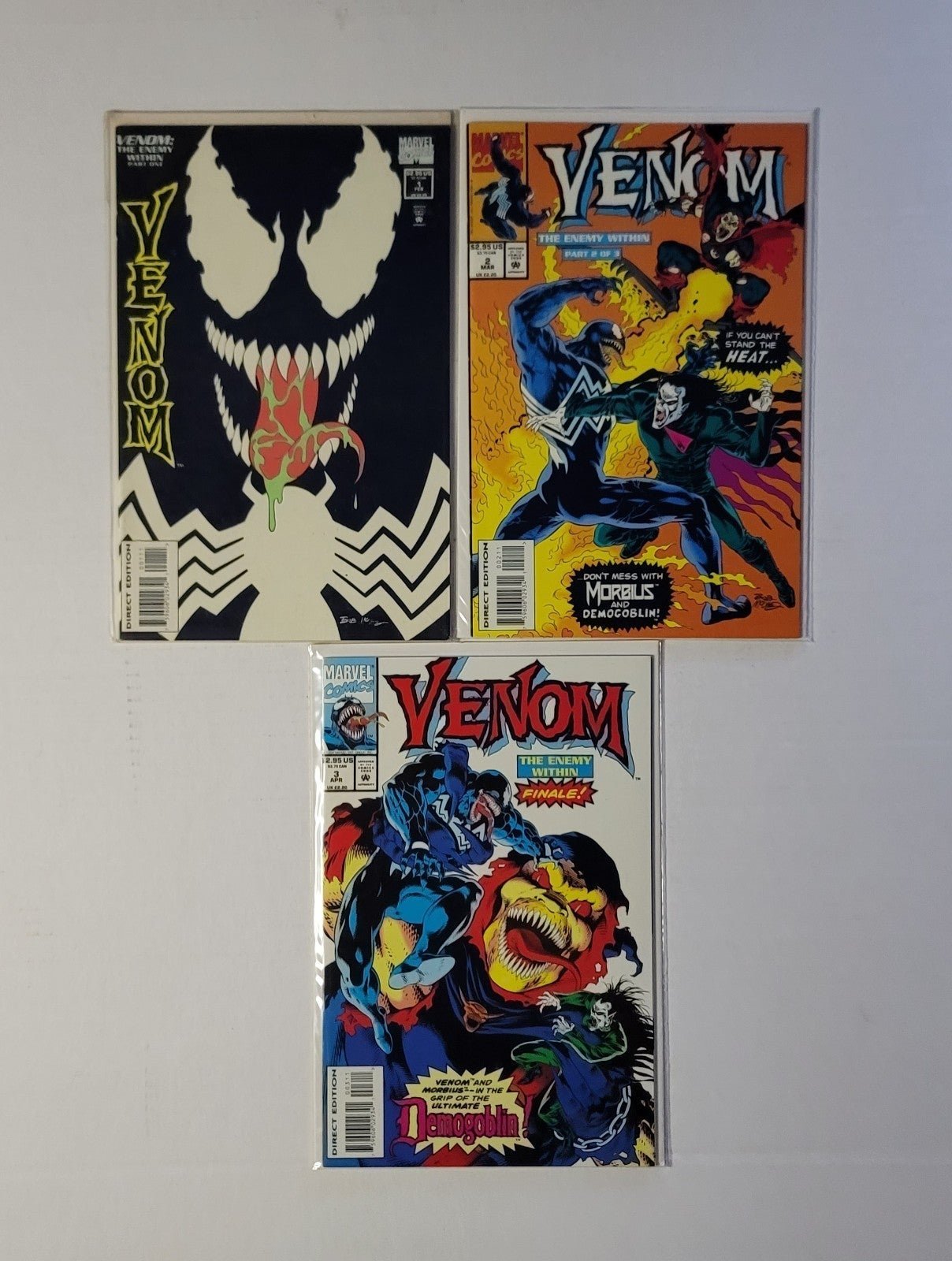 Full Set Marvel Venom: The Enemy Within Issues #1-3