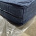 Sunbrella Navy Blue Patio Cushion 23x25x5 Ties Corded Indoor Outdoor Chair Pad