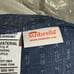 Sunbrella Navy Blue Patio Cushion 23x25x5 Ties Corded Indoor Outdoor Chair Pad