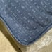 Sunbrella Navy Blue Patio Cushion 23x25x5 Ties Corded Indoor Outdoor Chair Pad