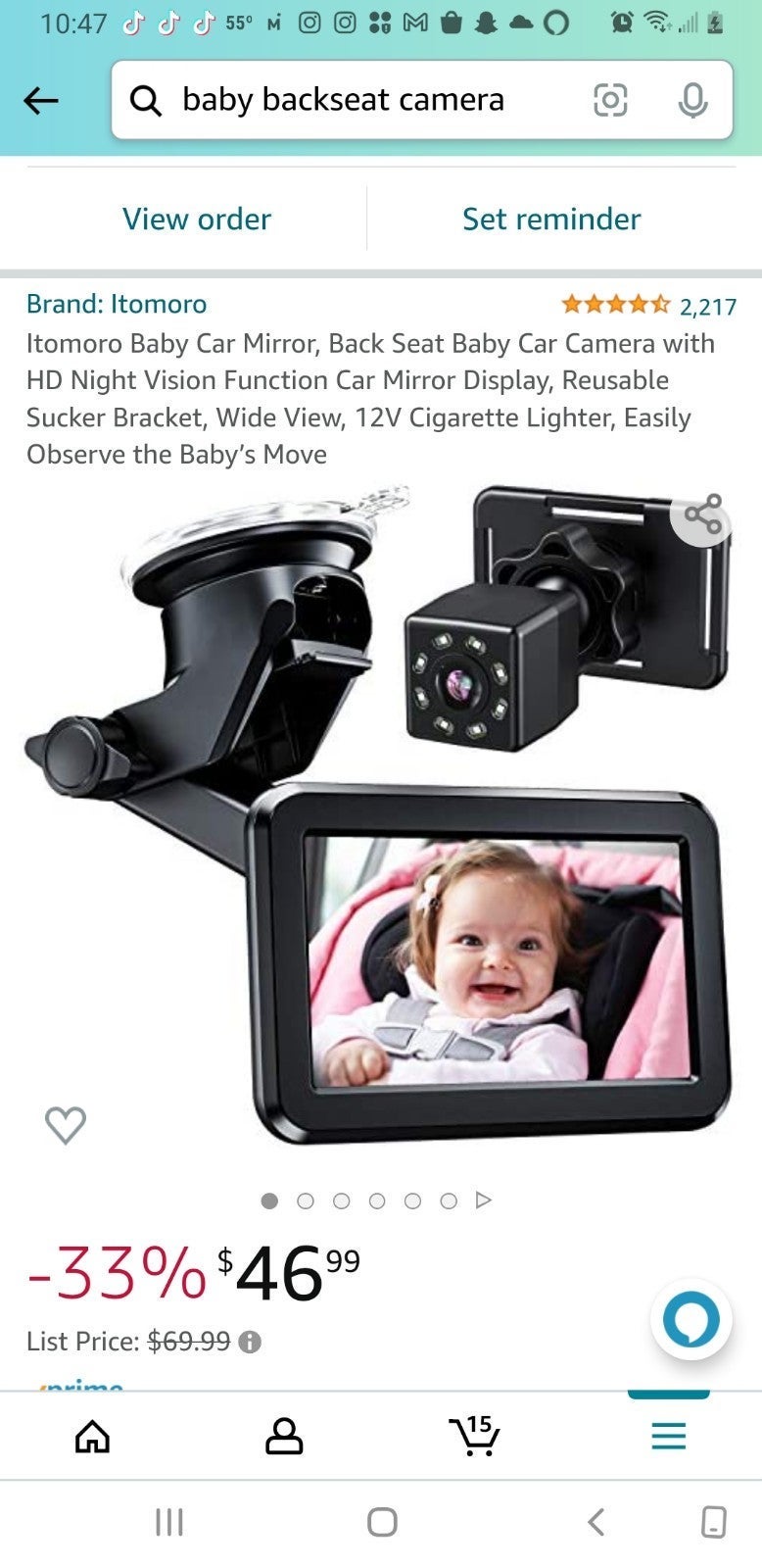 Baby Car monitor