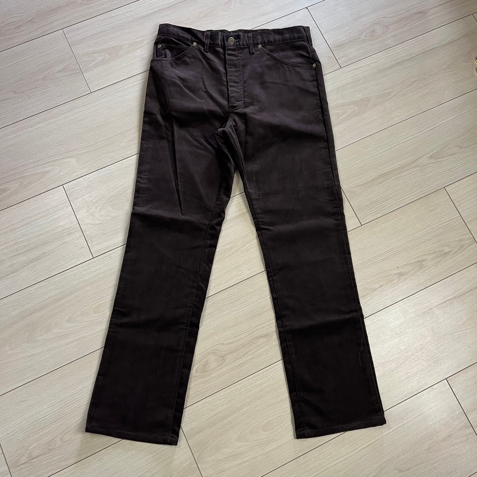 Vintage 70s 80s Lee Jeans brown corduroy pants