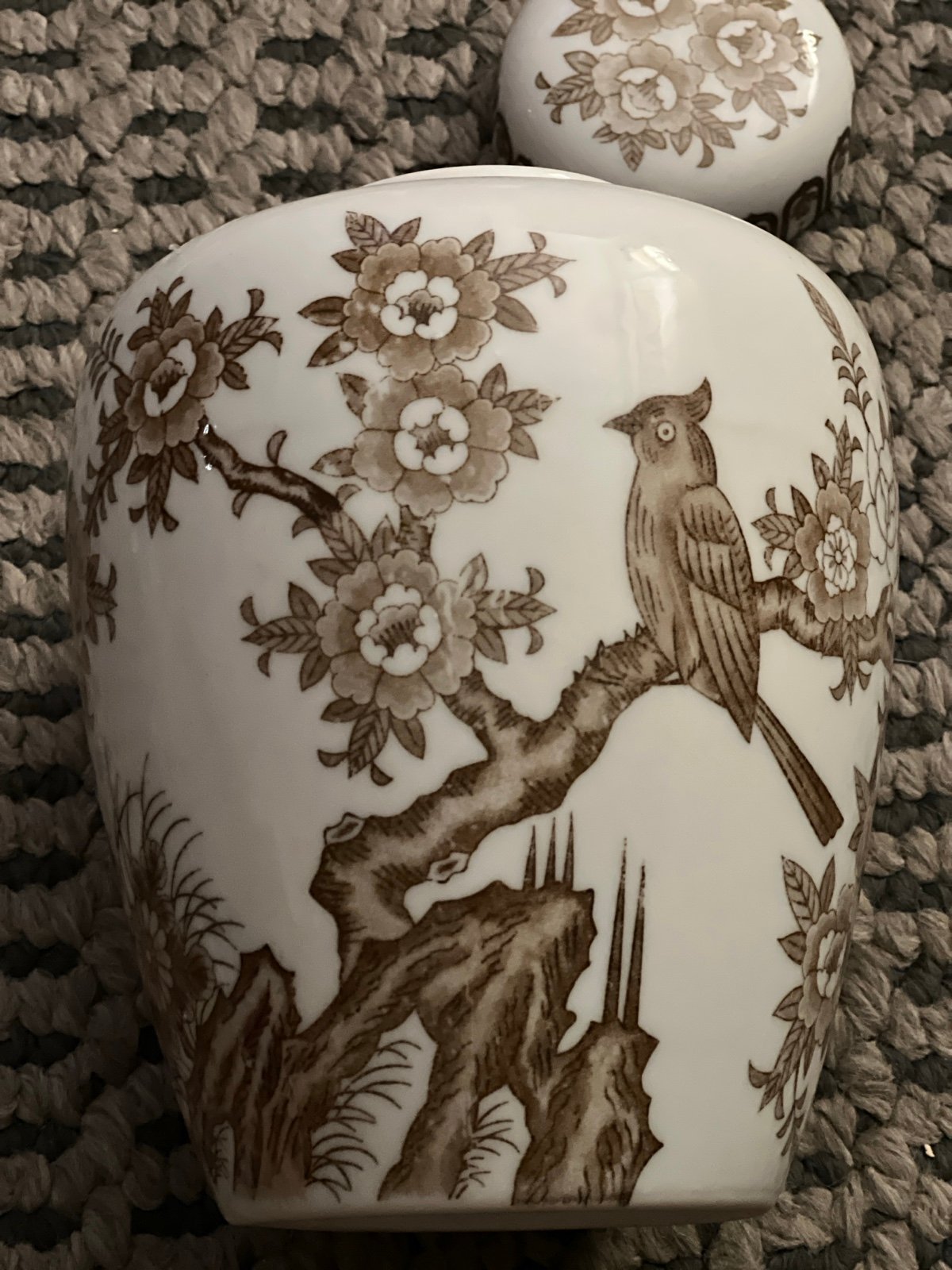 Vintage Japanese Ginger Jar