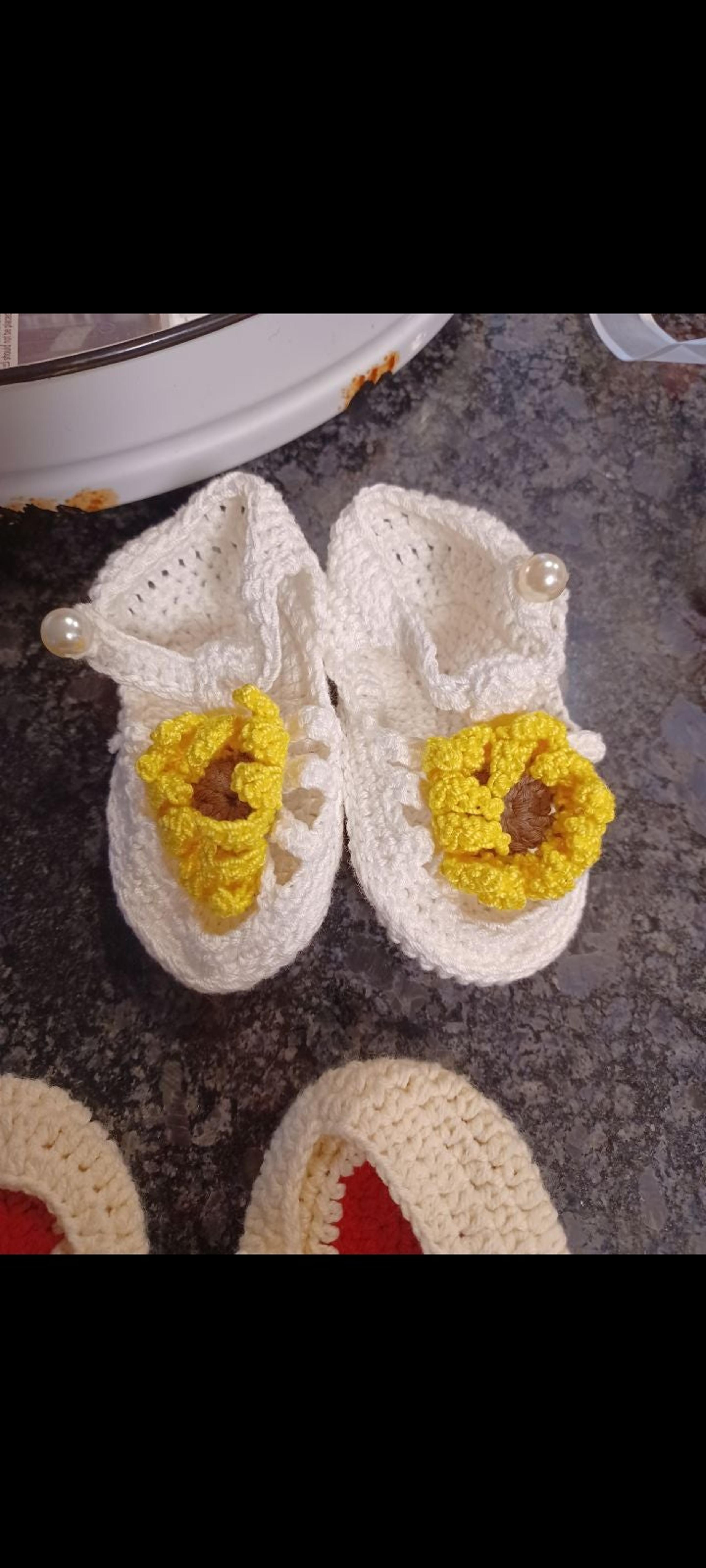 Baby girl home made shoes