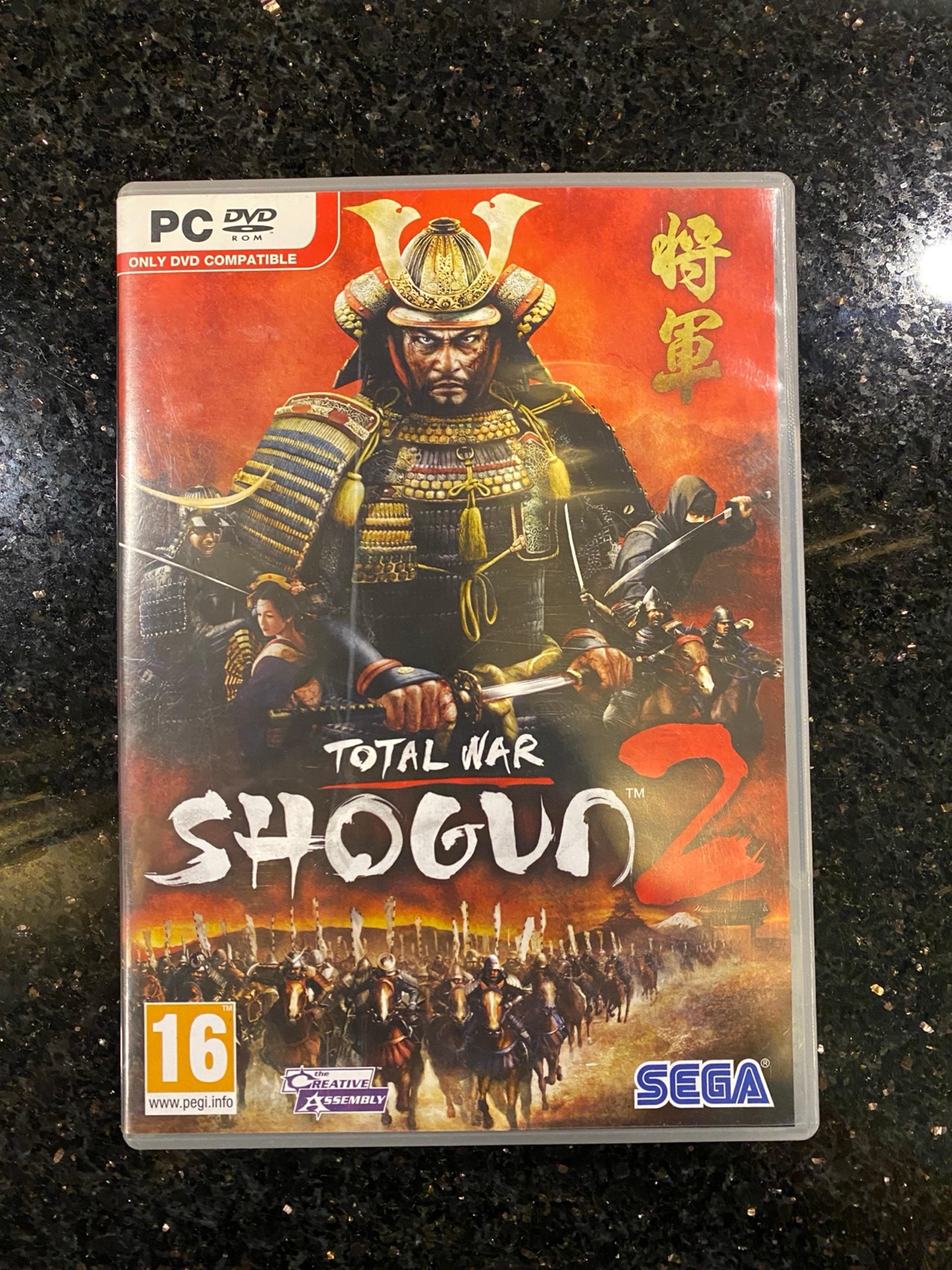 SEGA Total War Shogun 2 PC DVD 2-Discs & Manual with Registration Code