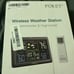 Fokey Weather Station Wireless Indoor Outdoor/ new open box