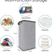 Large Laundry Hamper, Tall Laundry Hamper with Sturdy Handles, Hampers