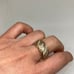 Vintage 14kt solid Yellow Gold genuine Diamond Ring Sz 7