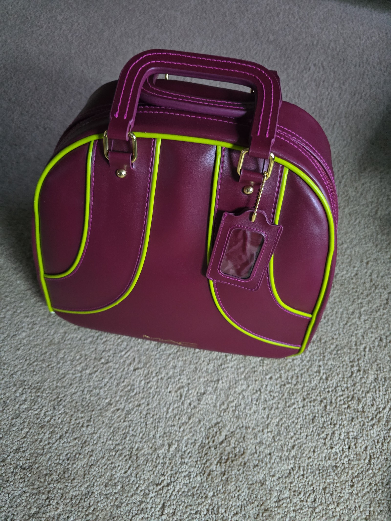 EXTREMELY RARE MAC COSMETICS BOWLING BAG