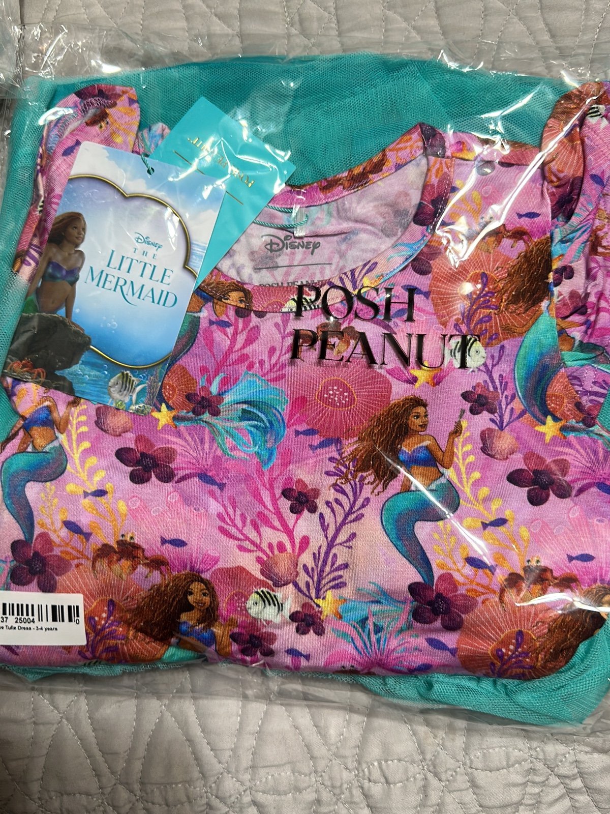 Posh Peanut Disney’s Little Mermaid Ariel Tulle Dress - 3/4