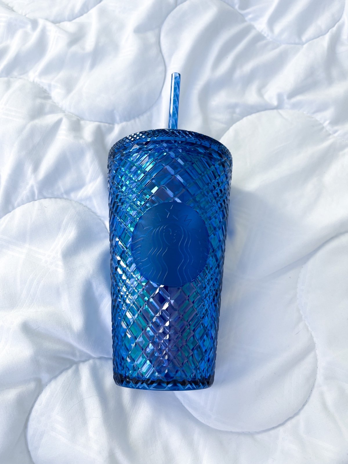 Starbucks Sapphire Blue Jewel Tumbler Holiday 2022