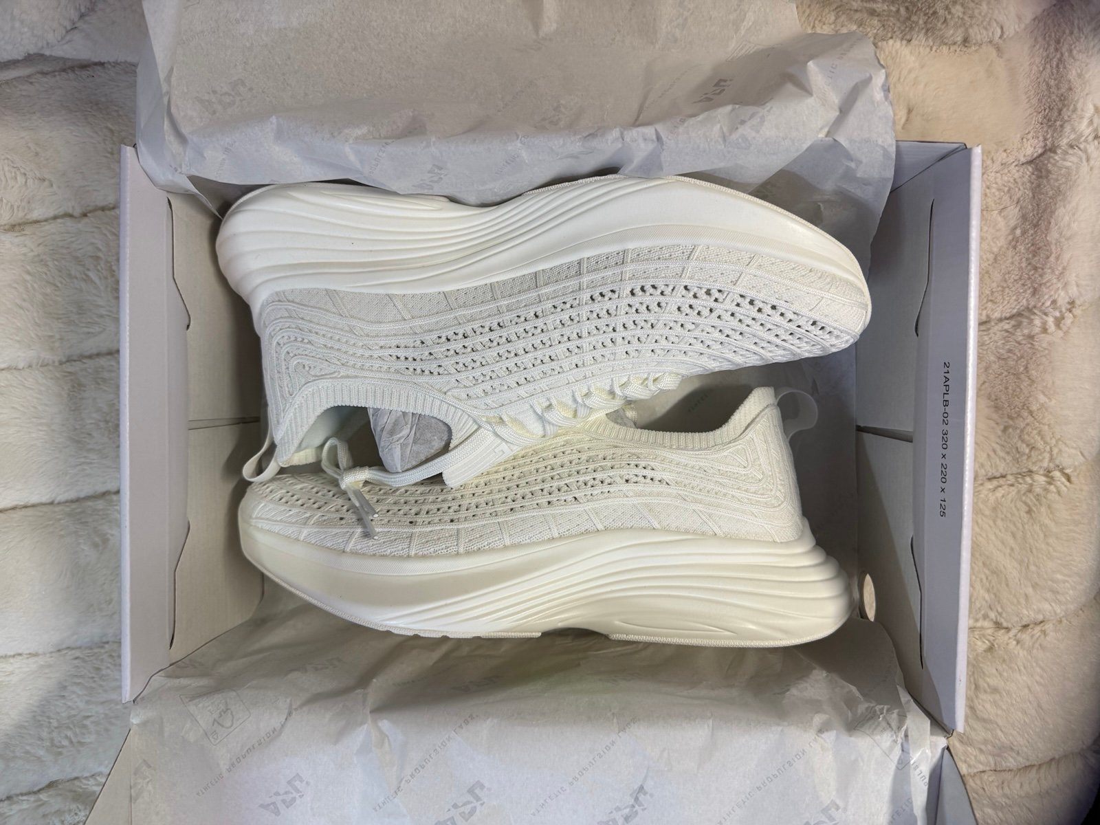 APLs Zipline Ivory shoe