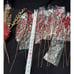 Stunning Red & Gold Cranberry Christmas Ornament Tree Spray Picks 20” Long