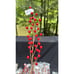 Stunning Red & Gold Cranberry Christmas Ornament Tree Spray Picks 20” Long