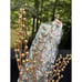 Stunning Red & Gold Cranberry Christmas Ornament Tree Spray Picks 20” Long