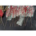 Stunning Red & Gold Cranberry Christmas Ornament Tree Spray Picks 20” Long