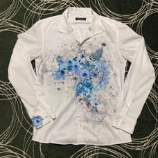 Tornado Mart flower pattern dress shirt