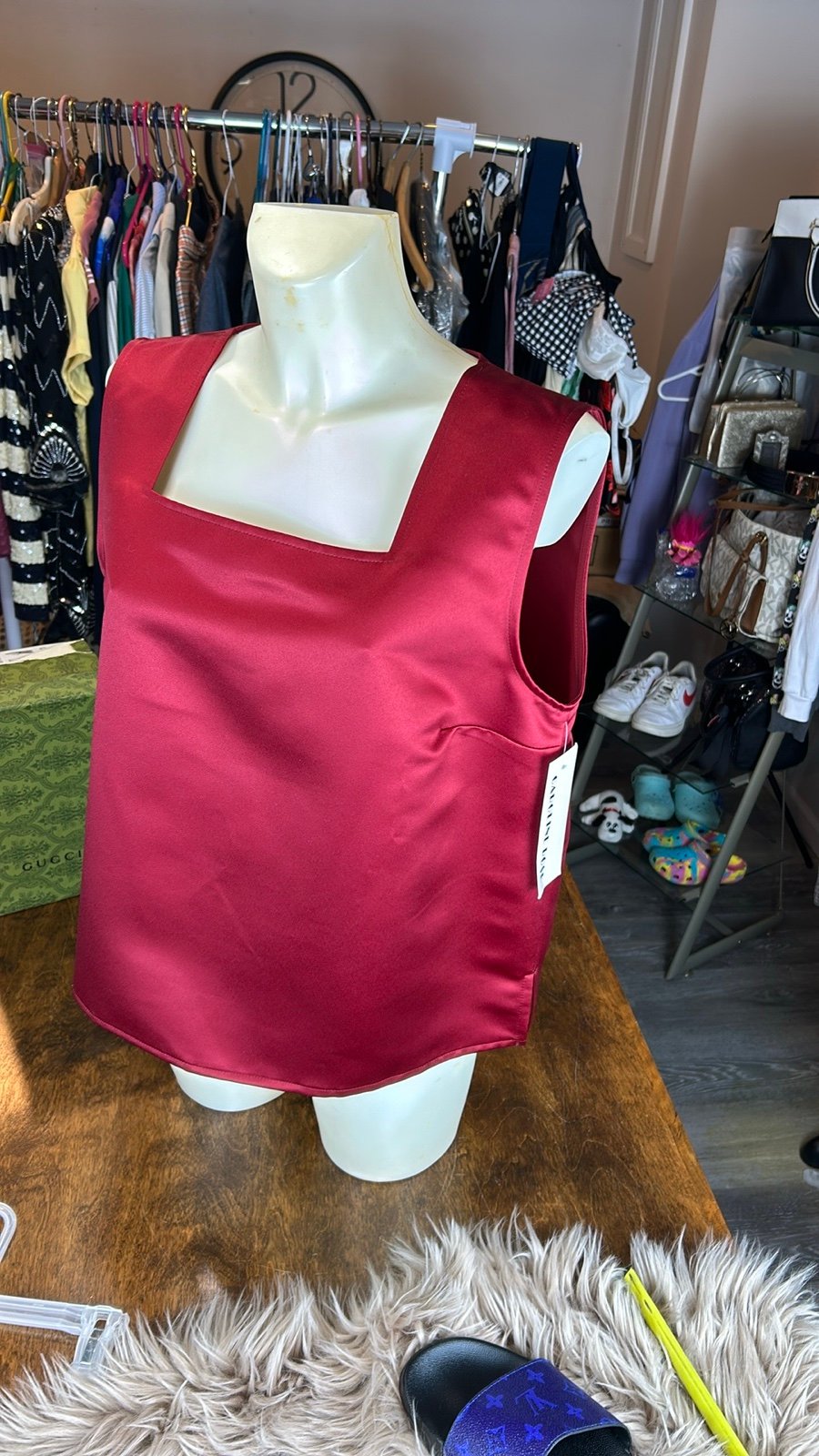 Caroline Rose, Size L ladies sleeveless blouse NWT